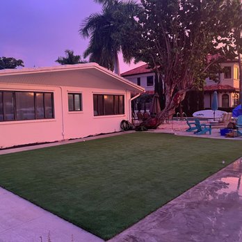Durafield - Beautiful outcome.  We love our new yard! - Artificial Turf Near Me - Pompano Beach, Florida