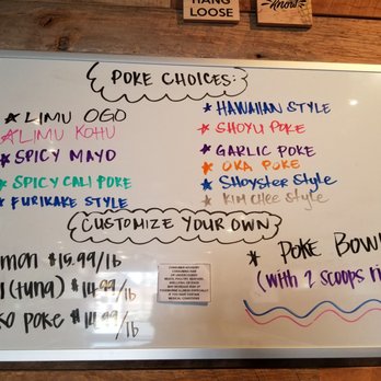 Da Hale - Poke menu - Poke Near Me - Las Vegas, Nevada Da Hale - Poke menu - Poke Near Me - Las Vegas, Nevada