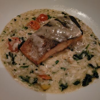 Cucci Ristorante - Salmon with risotto - Italian Near Me - Oakville, Ontario Cucci Ristorante - Salmon with risotto - Italian Near Me - Oakville, Ontario
