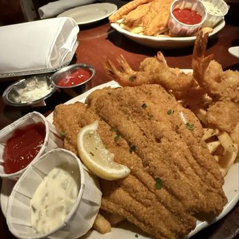 Pappadeaux Seafood Kitchen - Fried Shrimp & Catfish Fillets - Seafood Near Me - San Antonio, Texas