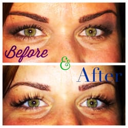 Love Your Lashes - Before, with mascara and eye makeup on. After, without any makeup on
