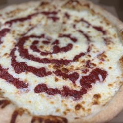 Crustini Pizza and Cuisine - Pizza with a swirl