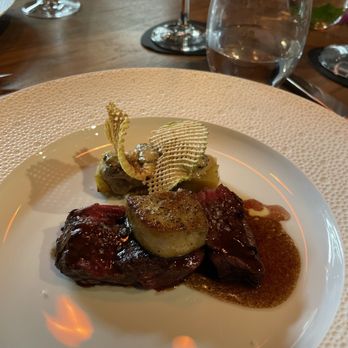 Partage - Wagyu Hanger Steak with Foie Gras - French Near Me - Las Vegas, Nevada