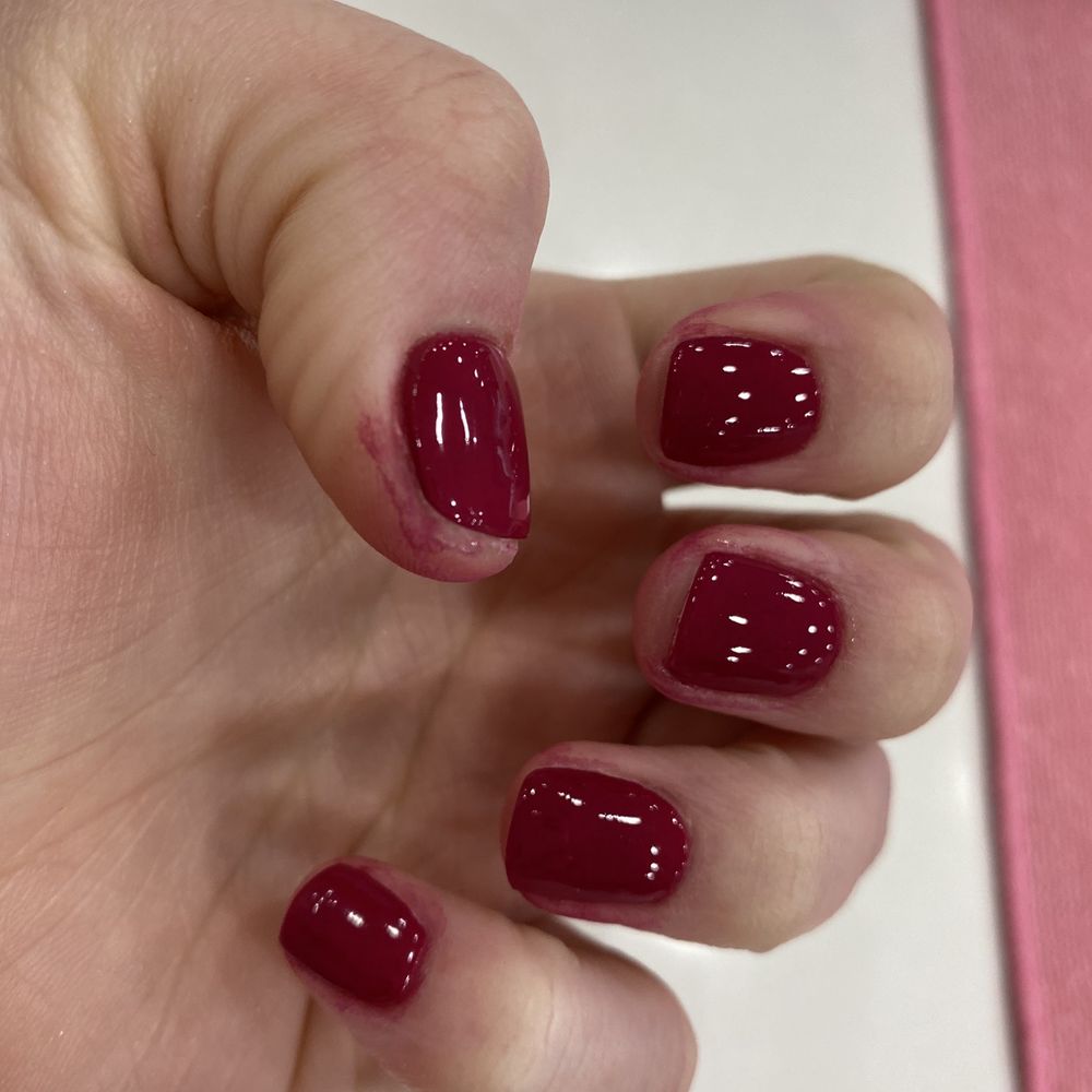 Botched dip manicure Botched dip manicure