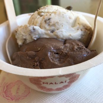 Malai - Baklava Ice Cream and Red Chili Chocolate Ice Cream - Ice Cream & Frozen Yogurt Near Me - Brooklyn, New York Malai - Baklava Ice Cream and Red Chili Chocolate Ice Cream - Ice Cream & Frozen Yogurt Near Me - Brooklyn, New York