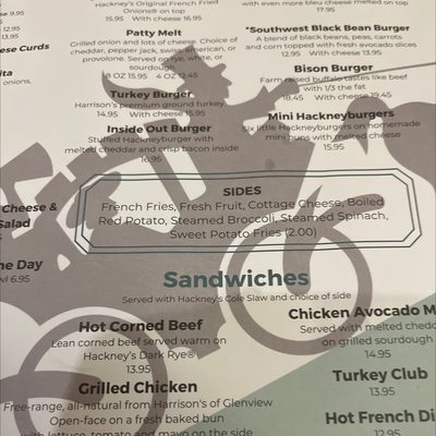 Menu photo 6 Hackney's On Lake Glenview, IL