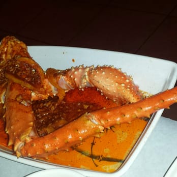 Claw Shack - King Crab with Medium Shalambang Sauce - Cajun/Creole Near Me - San Jose, California Claw Shack - King Crab with Medium Shalambang Sauce - Cajun/Creole Near Me - San Jose, California
