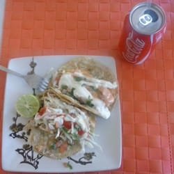 El Rincon del Sabor - Unos deliciosos tacos de pescado es uno de los muchos platillos que puedes disfrutar de lunes a sábado en el rincón del sabor