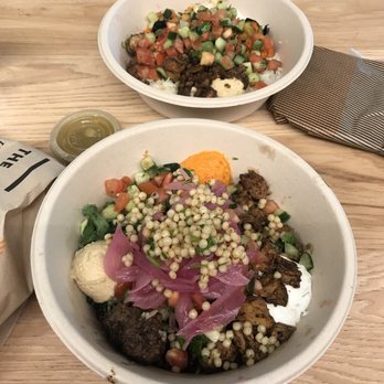 CAVA - Two delicious bowls that were completely empty in a matter of minutes! - Mediterranean Near Me - Santa Monica, California