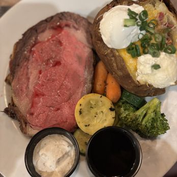 The Mining Company - Yummy Prime rib! Cooked perfectly and the baked potatoes with cheese and bacon and sour cream was to die for! - Steakhouses Near Me - San Marcos, California The Mining Company - Yummy Prime rib! Cooked perfectly and the baked potatoes with cheese and bacon and sour cream was to die for! - Steakhouses Near Me - San Marcos, California