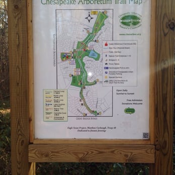 Chesapeake Arboretum - Trail map - Parks Near Me - Chesapeake, Virginia