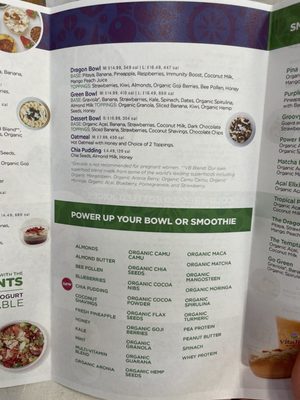 Menu photo 1 Vitality Bowls Pleasant Hill, CA Menu photo 1 Vitality Bowls Pleasant Hill, CA