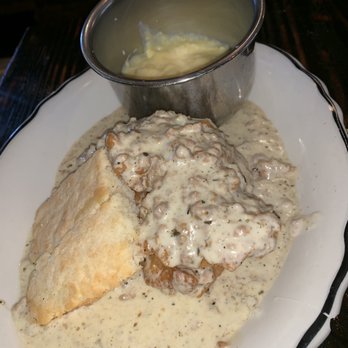 Jacob's Pickles - Sausage Gravy Smothered Chicken - Comfort Food Near Me - New York, New York Jacob's Pickles - Sausage Gravy Smothered Chicken - Comfort Food Near Me - New York, New York