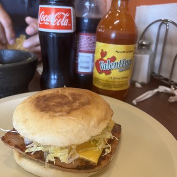 Loncheria El Popo - The jamon so so good! - Burgers Near Me - San Antonio, Texas