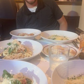 La Sorella di Francesca - Roasted potatoes, asparagus ravioli, and pasta with fresh mozzarella basil and spinach - Italian Near Me - Naperville, Illinois