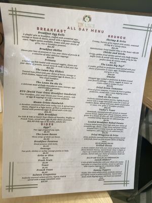 Menu photo 6 The Lawn Breakfast Bar Chicago, IL