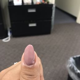 Filed unevenly , wrinkles and bumps in polish