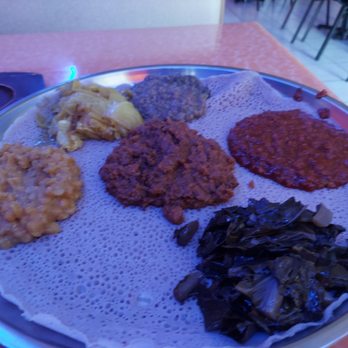 Abyssinia Restaurant and Cafe - Vegetarian combo - Ethiopian Near Me - Phoenix, Arizona