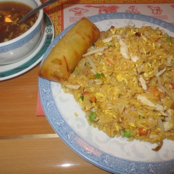 Food Zone Chinese Restaurant - Deluxe fried rice and hot and sour soup--so good! - Chinese Near Me - Dexter, Michigan