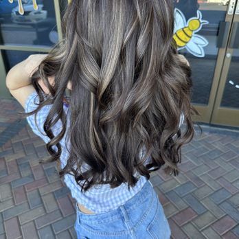 Honi and Hive Salon - Hair color & cut done by Jenn Basden at Honey and Hive Salon - Hair Extensions Near Me - Henderson, Nevada Honi and Hive Salon - Hair color & cut done by Jenn Basden at Honey and Hive Salon - Hair Extensions Near Me - Henderson, Nevada