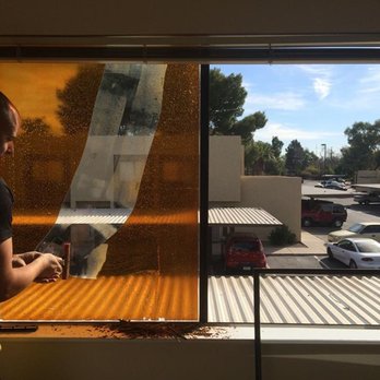 Pane Frei Window Cleaning - Removing 20+year old tint film - Window Washing Near Me - Gilbert, Arizona