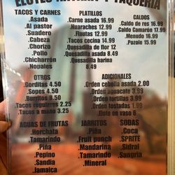 Menu - 4/29/24