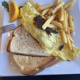 Cheesesteak Omelette