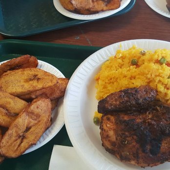Caribbean Grill - This is the special white meat, 2 sides and a drink. - Caribbean Near Me - Arlington, Virginia