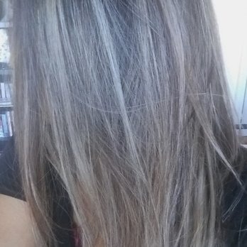 Hair District - Cut plus grey ombre dye! - Hair Salons Near Me - Toronto, Ontario