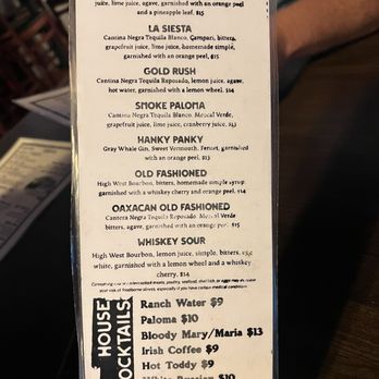 El Bandito - Menu - Tacos Near Me - Silverton, Colorado
