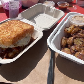 I Egg You - You Bacon Me Crazy Slathered Sandwich Basic Breakfast Potatoes - Breakfast & Brunch Near Me - Washington, DC, District of Columbia I Egg You - You Bacon Me Crazy Slathered Sandwich Basic Breakfast Potatoes - Breakfast & Brunch Near Me - Washington, DC, District of Columbia