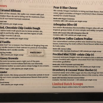 Salt & Straw - Classic flavor descriptions! I recommend the salted caramel, chocolate gooey brownie, and cold brew coffee - Ice Cream & Frozen Yogurt Near Me - San Ramon, California