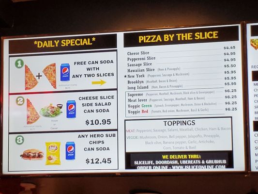 Menu photo 1 Slice Pizza San Jose, CA