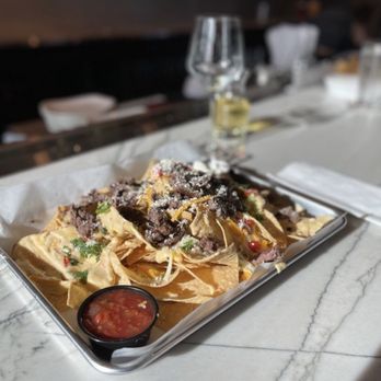 The Brass Tap - Steak nachos! Very tasty! - Beer Bar Near Me - Modesto, California