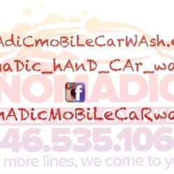 Nomadic Mobile Hand Car Wash - You can follow us on social media and look us up on our website.