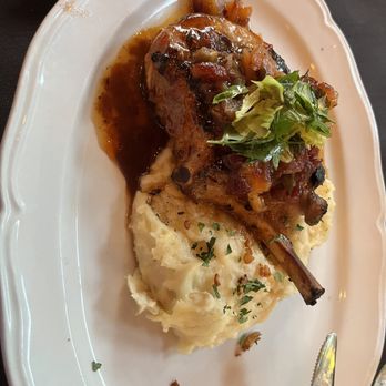 Moonshine Grill - Center Cut Pork Chop - Southern Near Me - Austin, Texas Moonshine Grill - Center Cut Pork Chop - Southern Near Me - Austin, Texas
