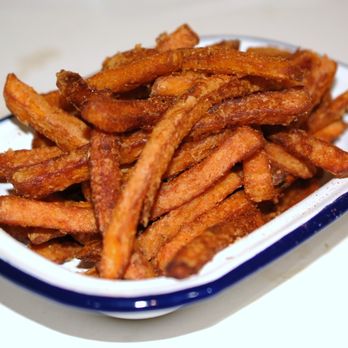 Barrel Burger - Cajun sweet potato fries - Burgers Near Me - London, XGL