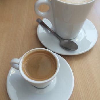 Pallet Cafe - Double Shot Espresso & Large Flat White $10.00 - Cafes Near Me - Brisbane, QLD
