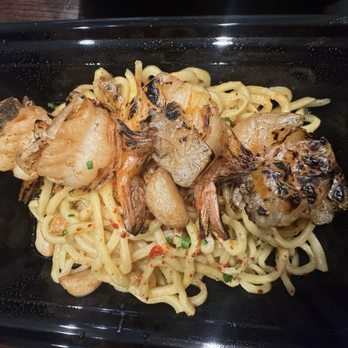 NEP Cafe - Irvine - Garlic noodle with shrimp - Breakfast & Brunch Near Me - Irvine, California NEP Cafe - Irvine - Garlic noodle with shrimp - Breakfast & Brunch Near Me - Irvine, California