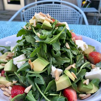 Belle Vie Cafe - Wild Arugula and Strawberry - Cafes Near Me - Guilford, Connecticut Belle Vie Cafe - Wild Arugula and Strawberry - Cafes Near Me - Guilford, Connecticut