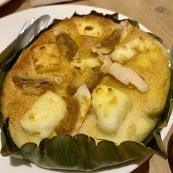 Lumu - Bibingka with Salted Egg and Cheese for dessert