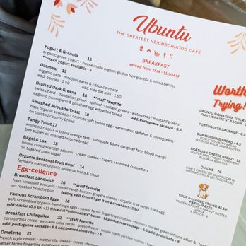 Ubuntu - Breakfast menu (March 2025) - Cafes Near Me - San Juan Capistrano, California Ubuntu - Breakfast menu (March 2025) - Cafes Near Me - San Juan Capistrano, California