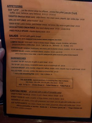 Menu photo 6 Gus Open Pit Barbecue Incline Village, NV Menu photo 6 Gus Open Pit Barbecue Incline Village, NV