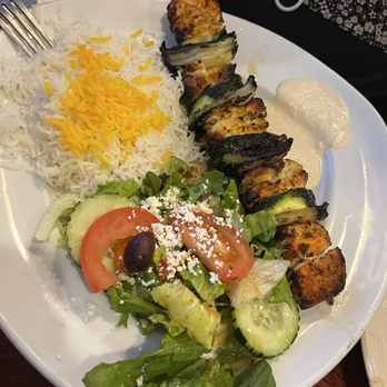 Pom & Olive - Chicken Koobideh Kabab - Mediterranean Near Me - Costa Mesa, California Pom & Olive - Chicken Koobideh Kabab - Mediterranean Near Me - Costa Mesa, California