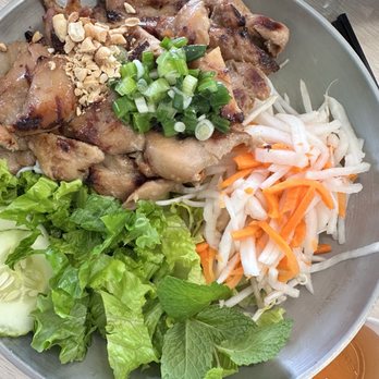 Urban Rolls Rocklin - Grilled chicken vermicelli salad - Vietnamese Near Me - Rocklin, California Urban Rolls Rocklin - Grilled chicken vermicelli salad - Vietnamese Near Me - Rocklin, California