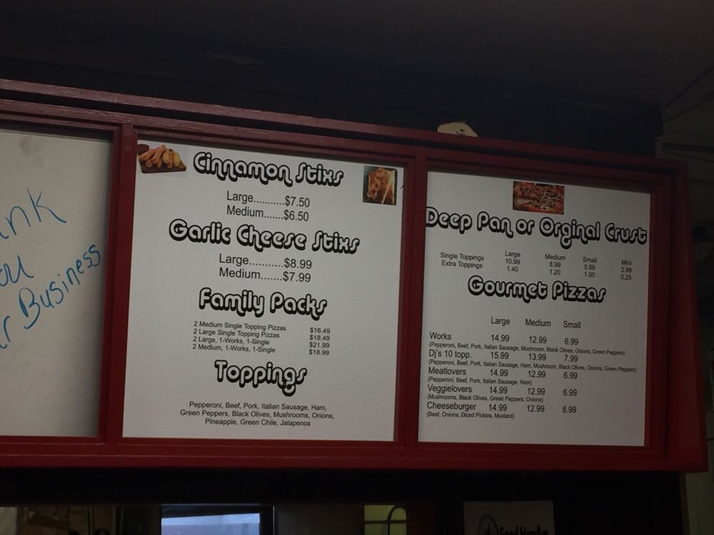 DJ’S PIZZA Updated October 2024 410 W Broadway Ave, Bloomfield, New