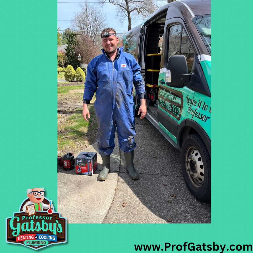 Slide of Professor Gatsby's Heating, Cooling & Plumbing