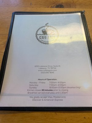 Menu photo 4 Café Lago Lakeway, TX Menu photo 4 Café Lago Lakeway, TX
