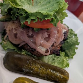 Burgers and Brew - Lettuce wrap burger - Burgers Near Me - Davis, California Burgers and Brew - Lettuce wrap burger - Burgers Near Me - Davis, California