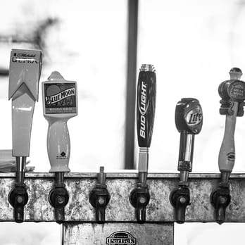 Bogey's Pub & Grille - a row of beer taps - Beer, Wine & Spirits Near Me - Greeley, Colorado Bogey's Pub & Grille - a row of beer taps - Beer, Wine & Spirits Near Me - Greeley, Colorado